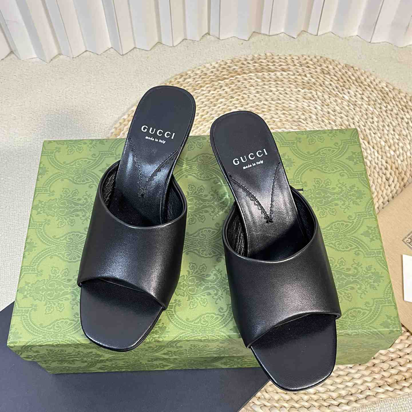 Gucci Women's Interlocking G Heel Sandal - DopestKickz