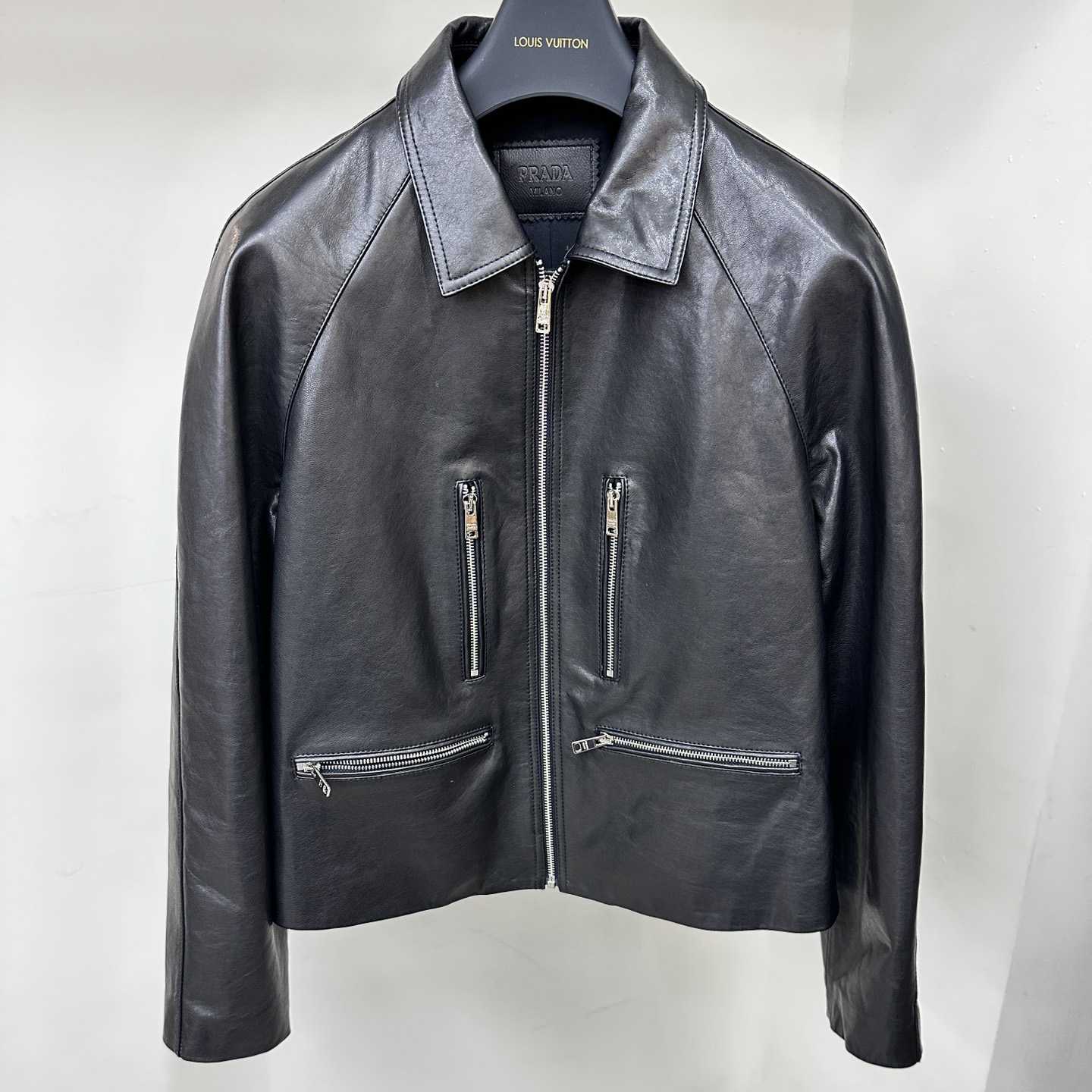 Prada Leather Jacket - DopestKickz