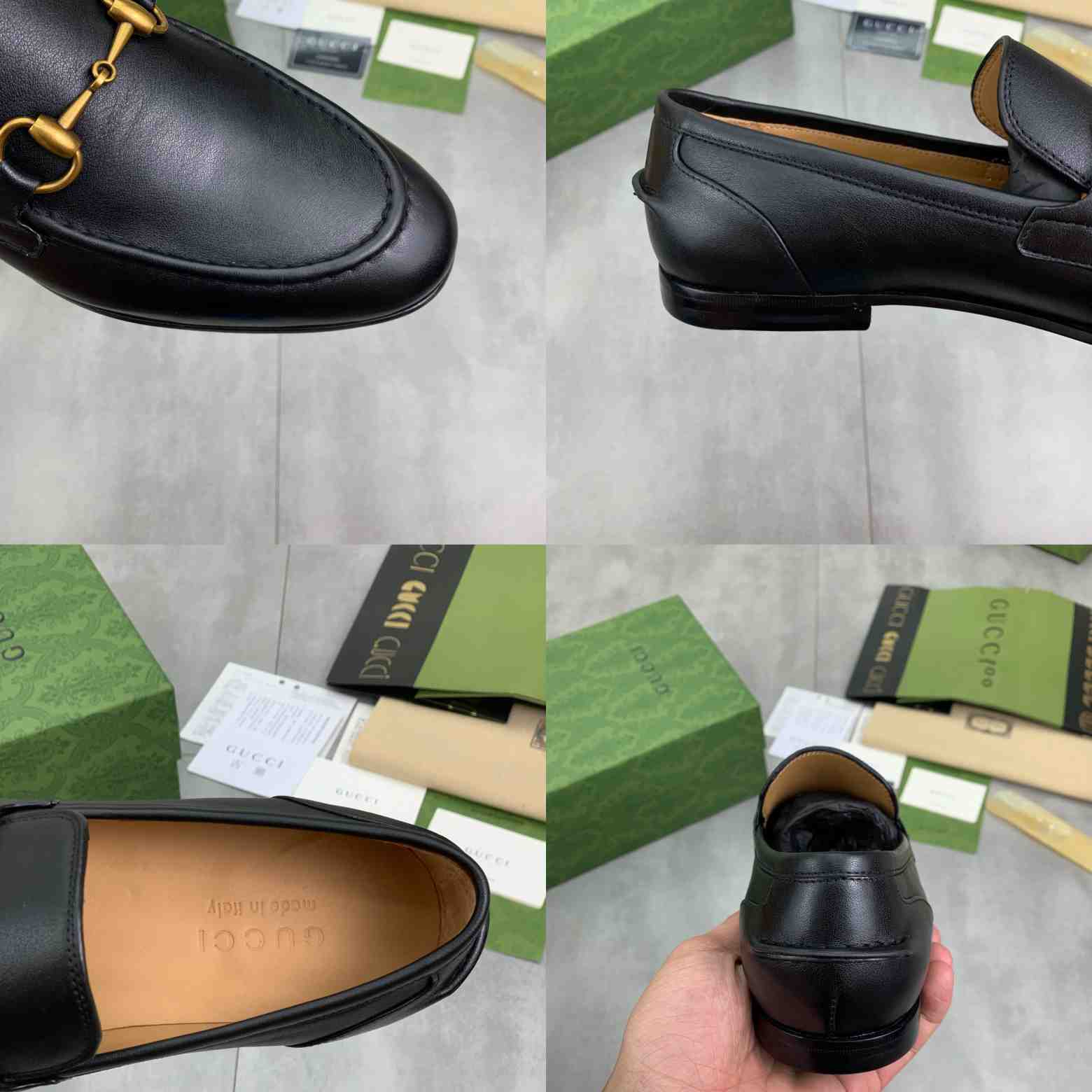 Gucci Jordaan Leather Loafer - DopestKickz