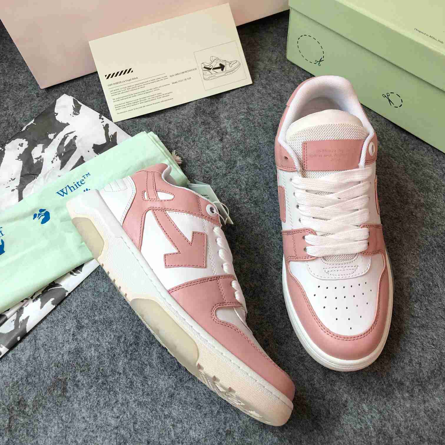 Off-White Out Of Office Lace-Up Sneakers - DopestKickz