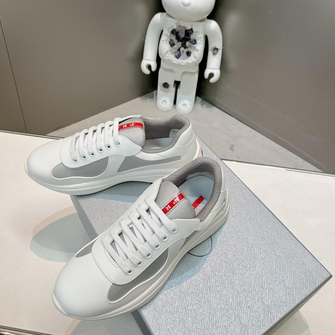 Prada America's Cup Soft Rubber And Bike Fabric Sneakers - DopestKickz