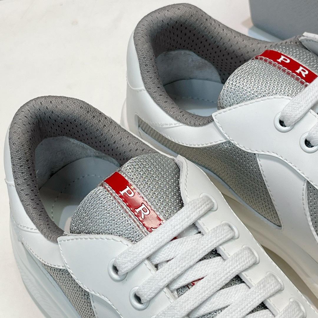 Prada America's Cup Soft Rubber And Bike Fabric Sneakers - DopestKickz