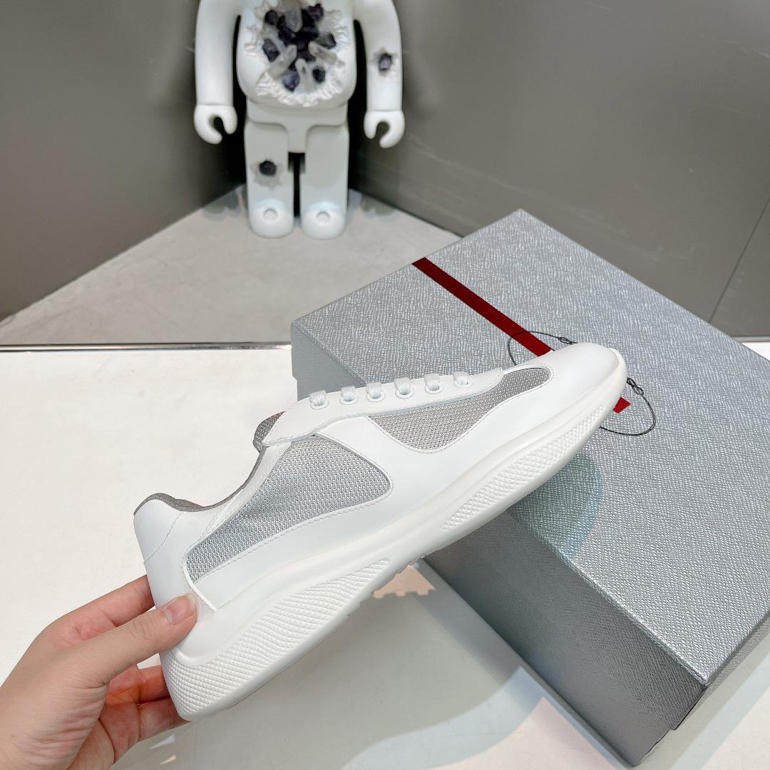 Prada America's Cup Soft Rubber And Bike Fabric Sneakers - DopestKickz