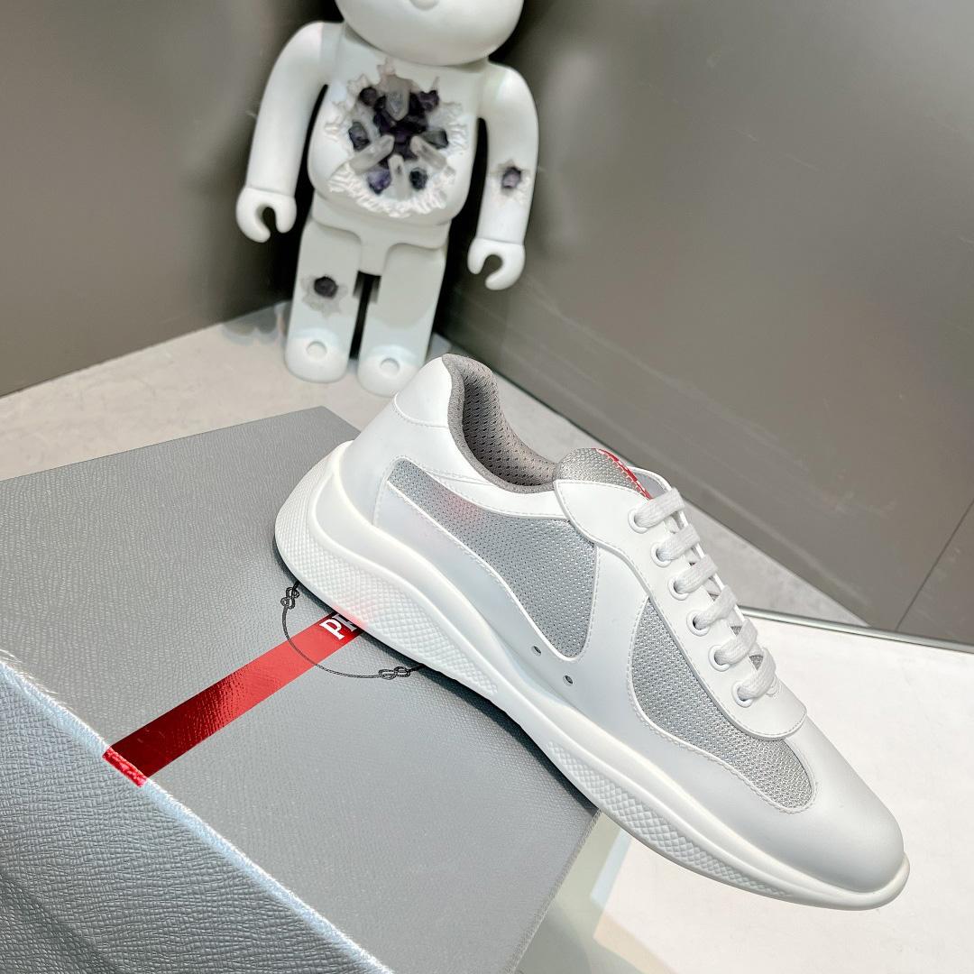Prada America's Cup Soft Rubber And Bike Fabric Sneakers - DopestKickz