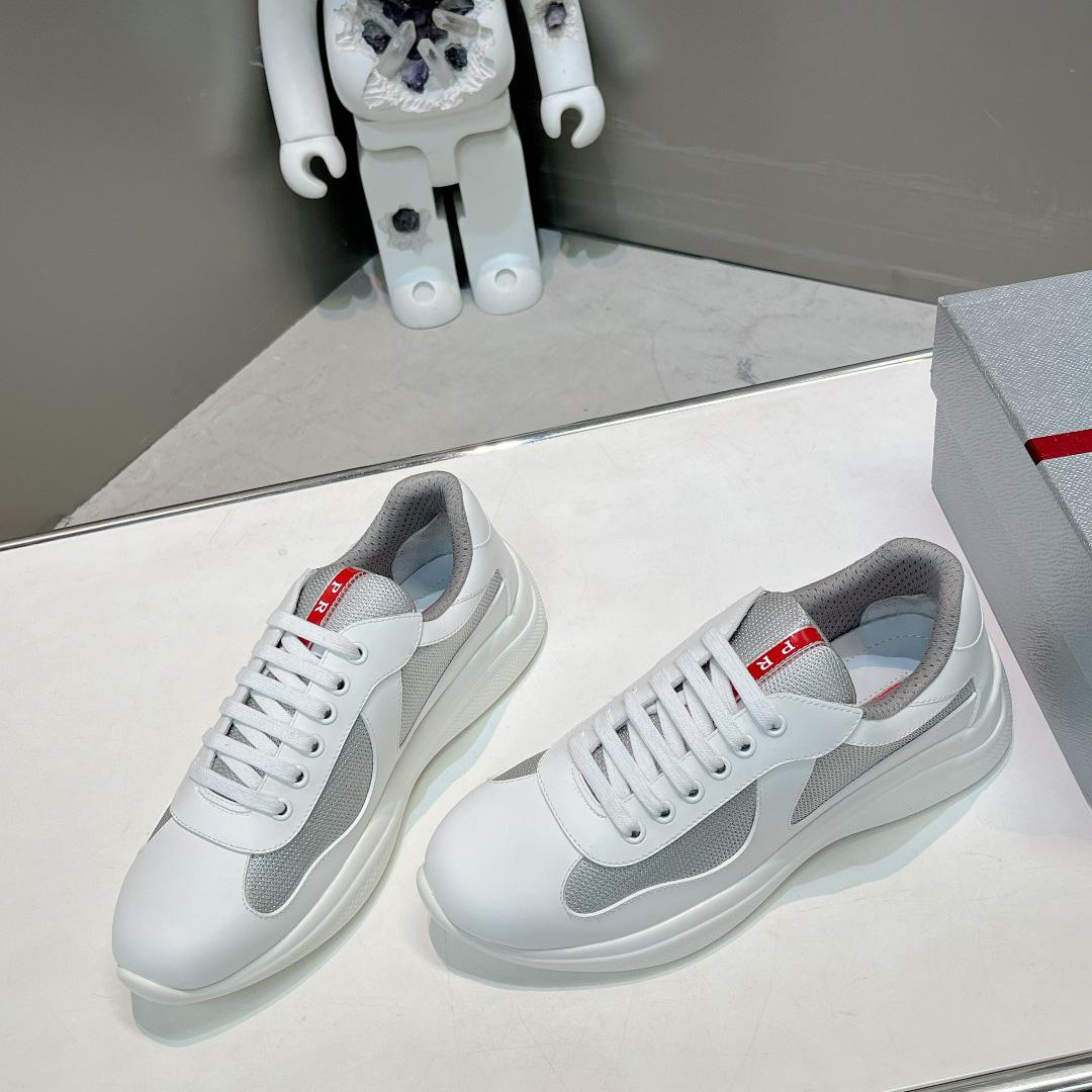 Prada America's Cup Soft Rubber And Bike Fabric Sneakers - DopestKickz