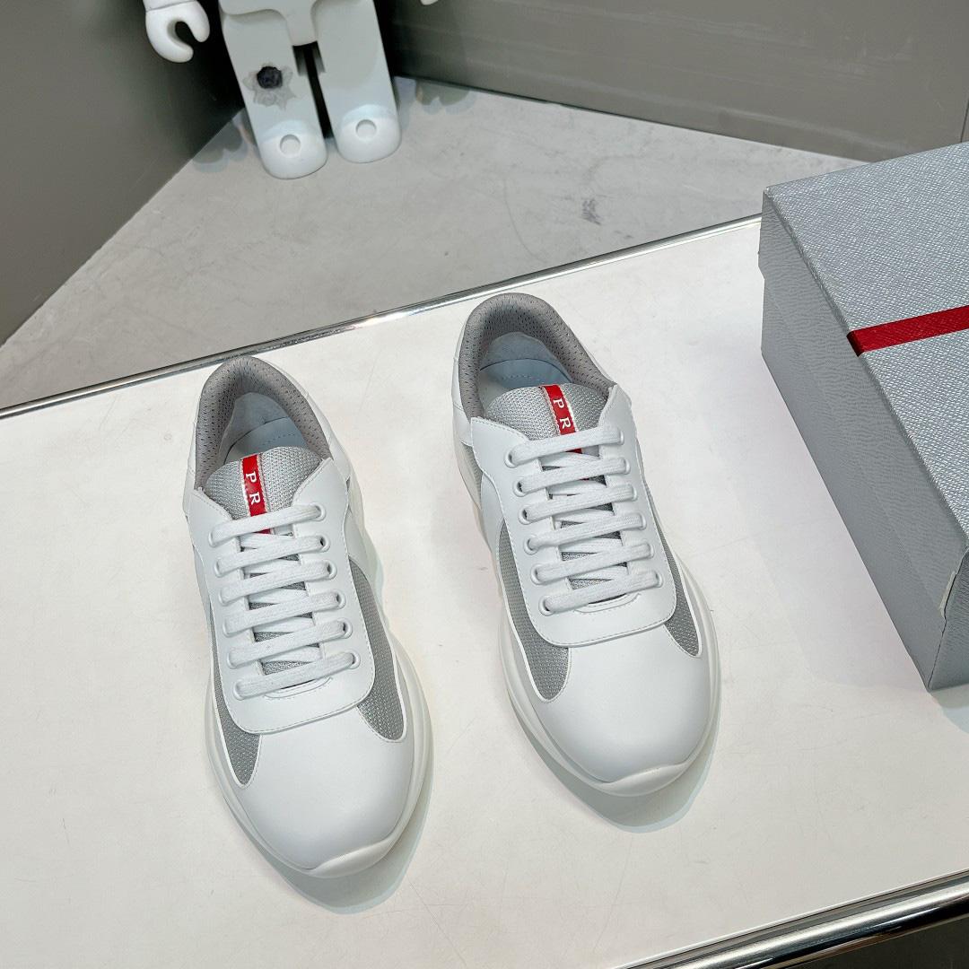 Prada America's Cup Soft Rubber And Bike Fabric Sneakers - DopestKickz