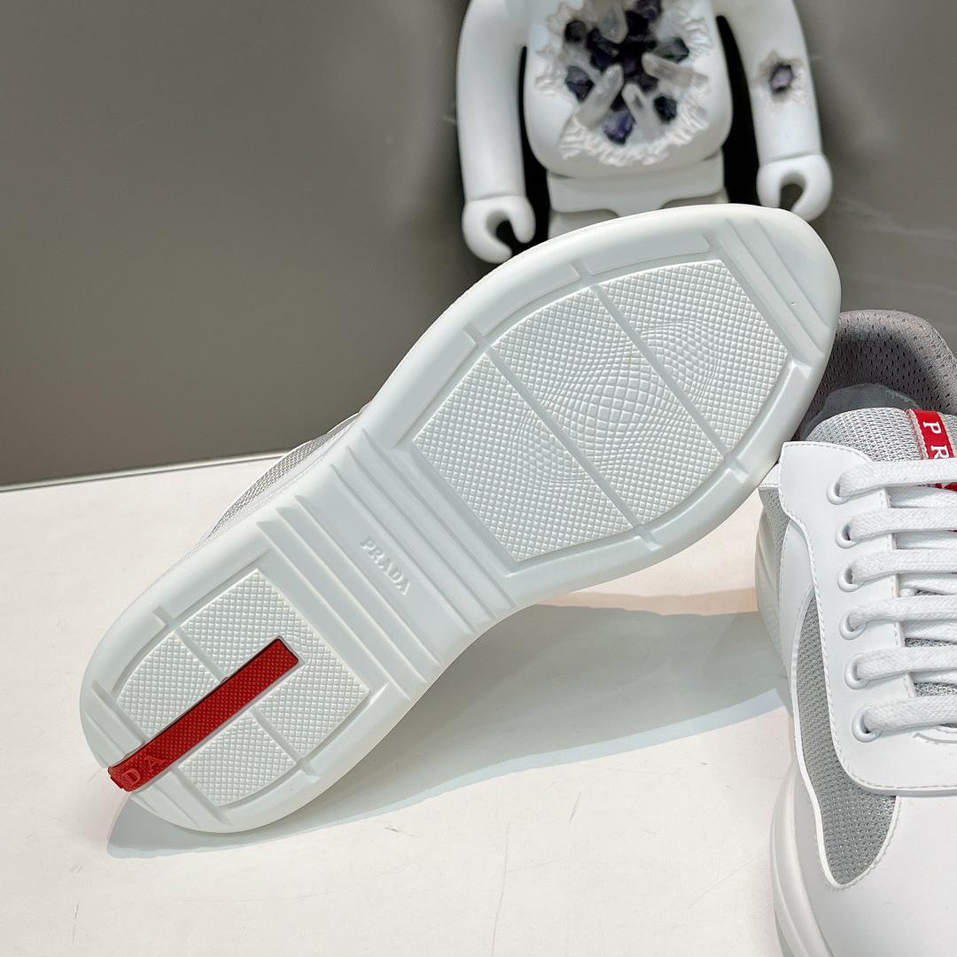 Prada America's Cup Soft Rubber And Bike Fabric Sneakers - DopestKickz
