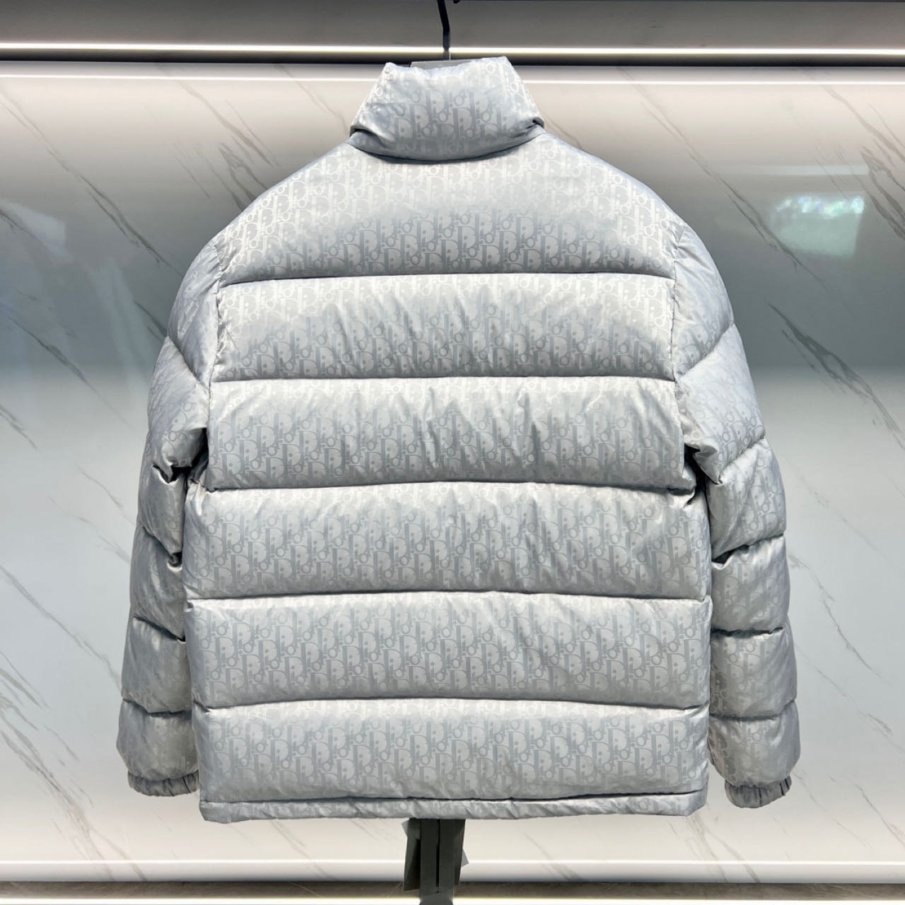 Dior Oblique Short Down Jacket - DopestKickz