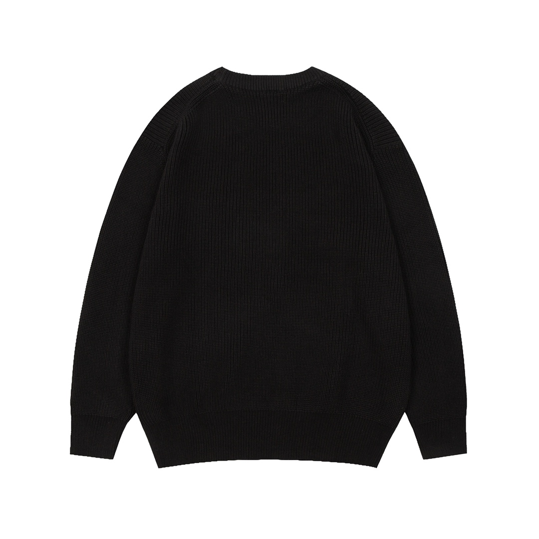 Celine Oversized Sweater In Ribbed Wool - DopestKickz