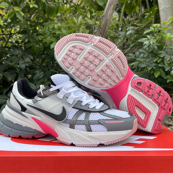 Nike Wmns v2k Runtekk Low ''White Grey Pink'' Sneaker       FZ5061-100 - DopestKickz