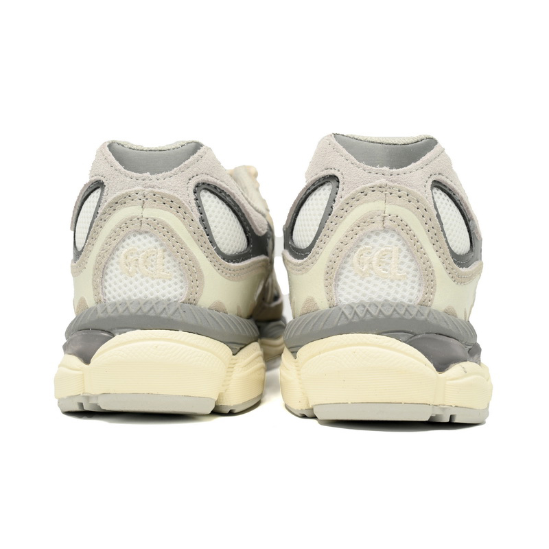 AsicsGEL-NYC Rice White Gray Sneakers           1201A789  - DopestKickz