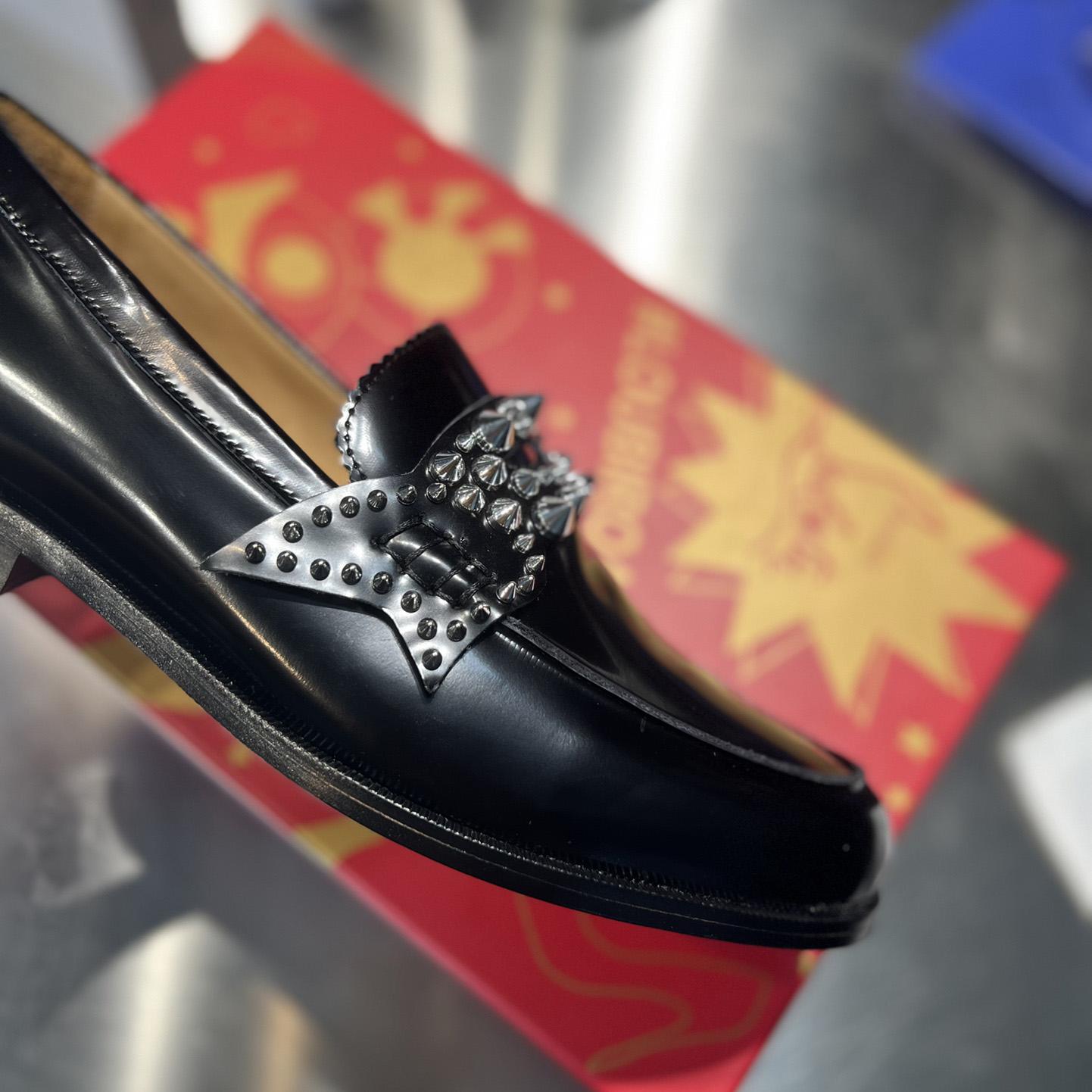 Christian Louboutin No Penny Spikes Loafers - DopestKickz