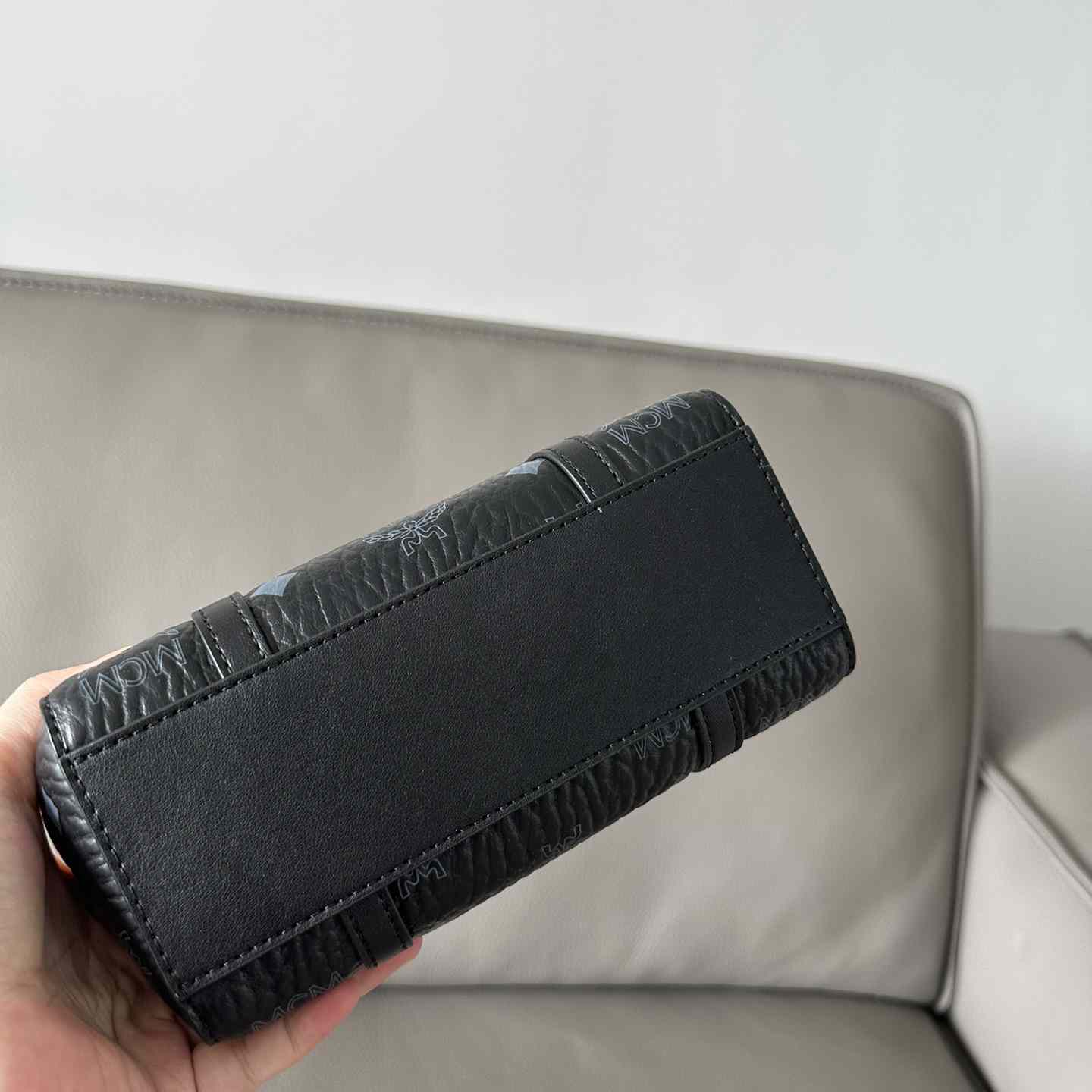 MCM Aren Top-zip Shopper In Visetos - DopestKickz