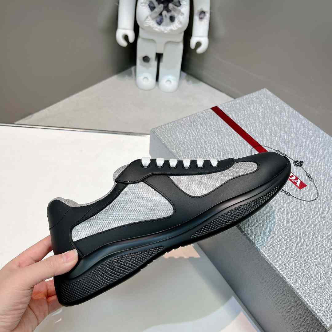 Prada America's Cup Soft Rubber And Bike Fabric Sneakers - DopestKickz