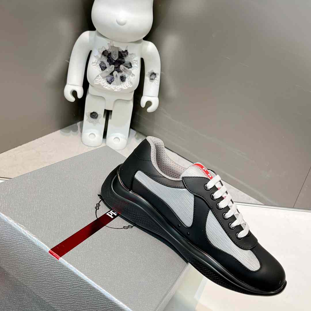 Prada America's Cup Soft Rubber And Bike Fabric Sneakers - DopestKickz