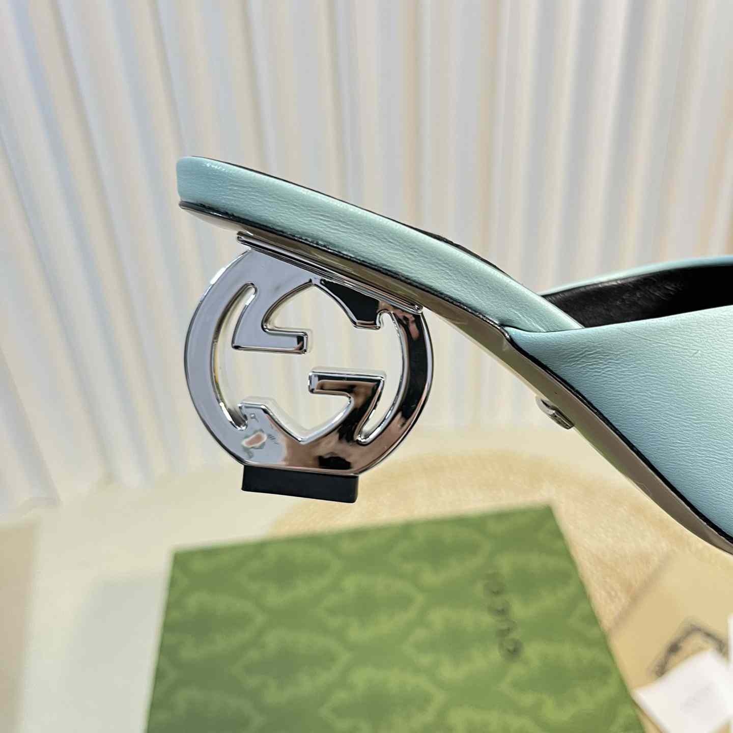 Gucci Women's Interlocking G Heel Sandal - DopestKickz