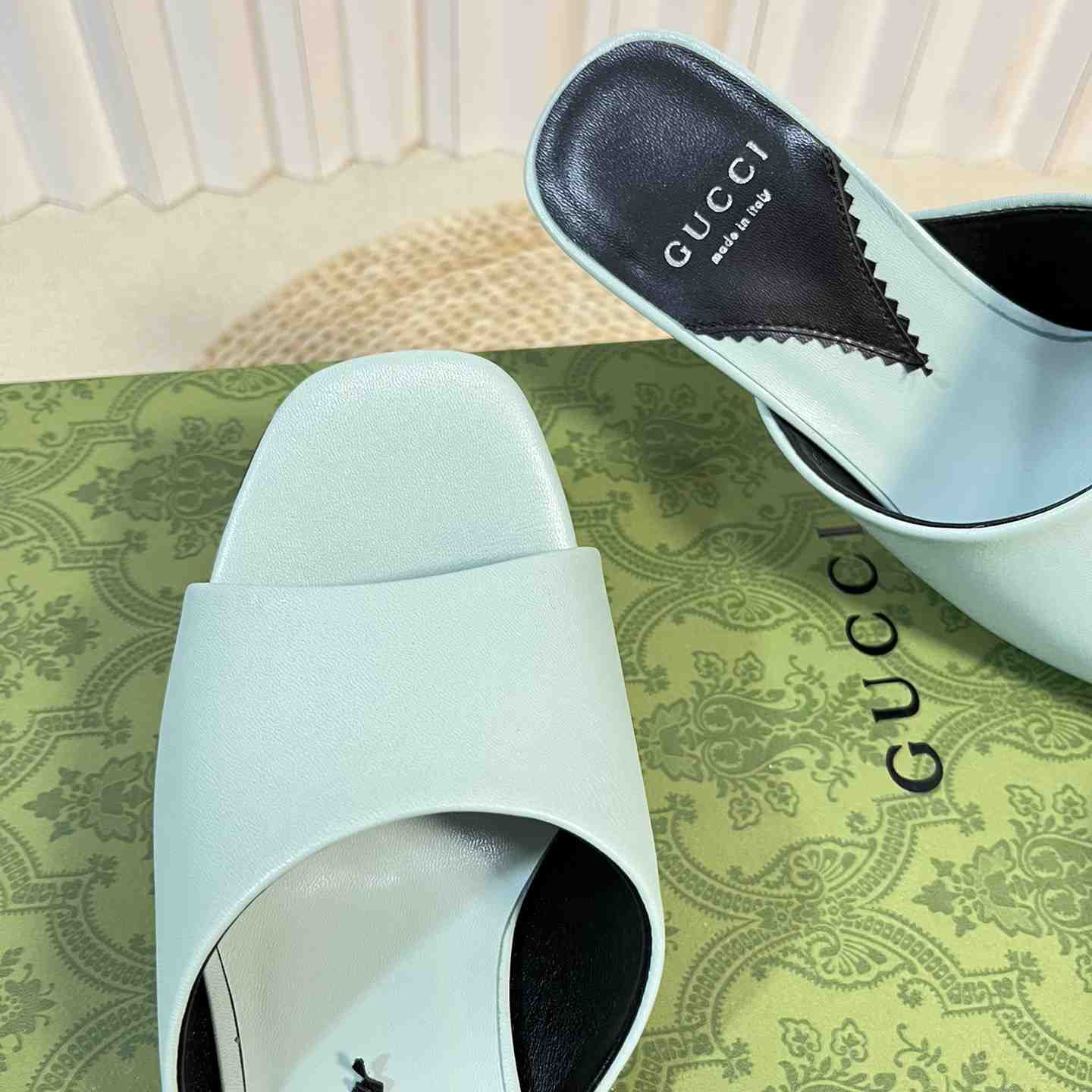 Gucci Women's Interlocking G Heel Sandal - DopestKickz