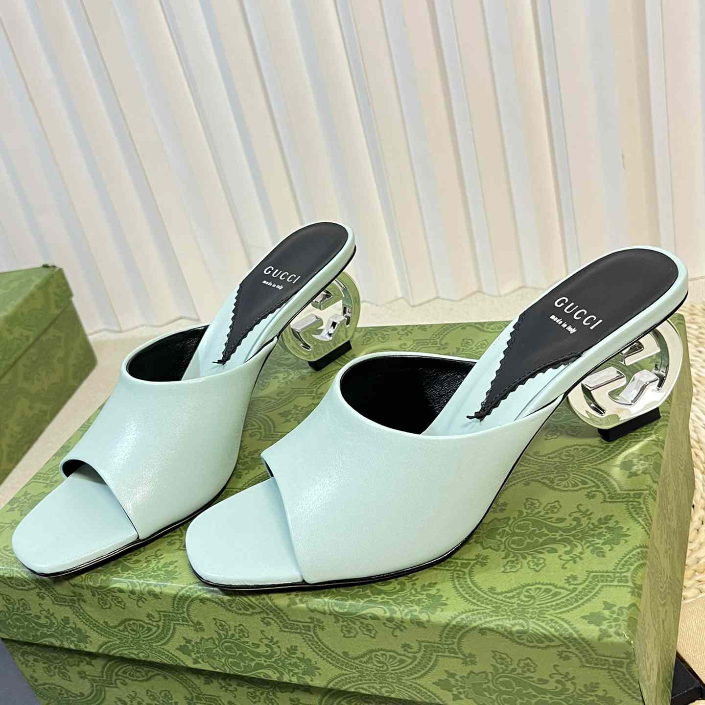 Gucci Women's Interlocking G Heel Sandal - DopestKickz