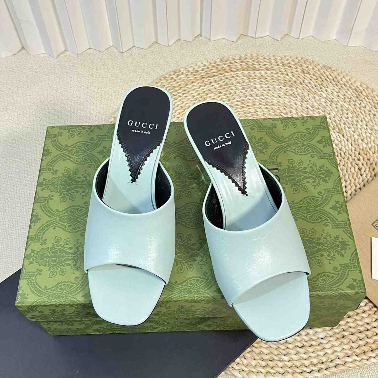 Gucci Women's Interlocking G Heel Sandal - DopestKickz