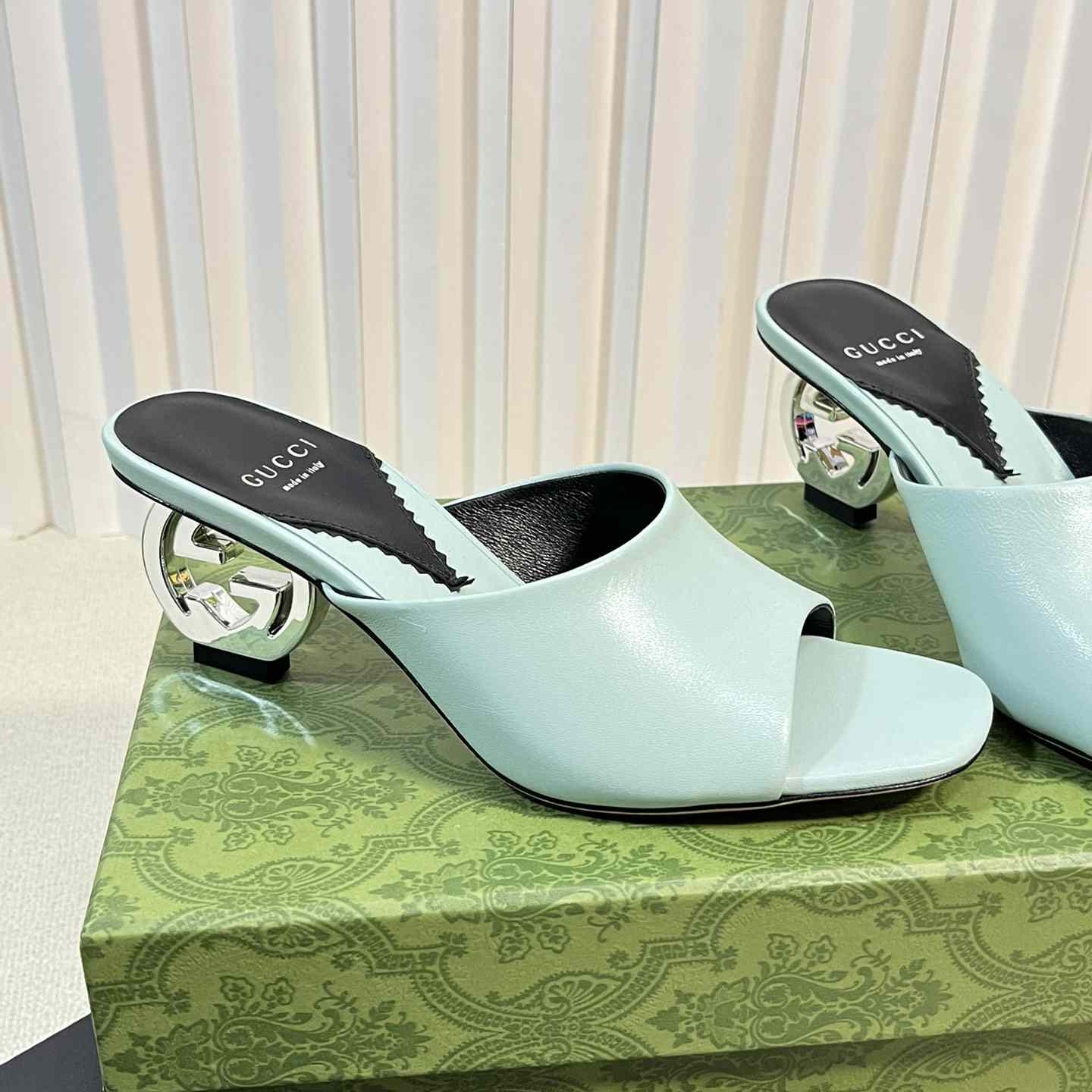 Gucci Women's Interlocking G Heel Sandal - DopestKickz