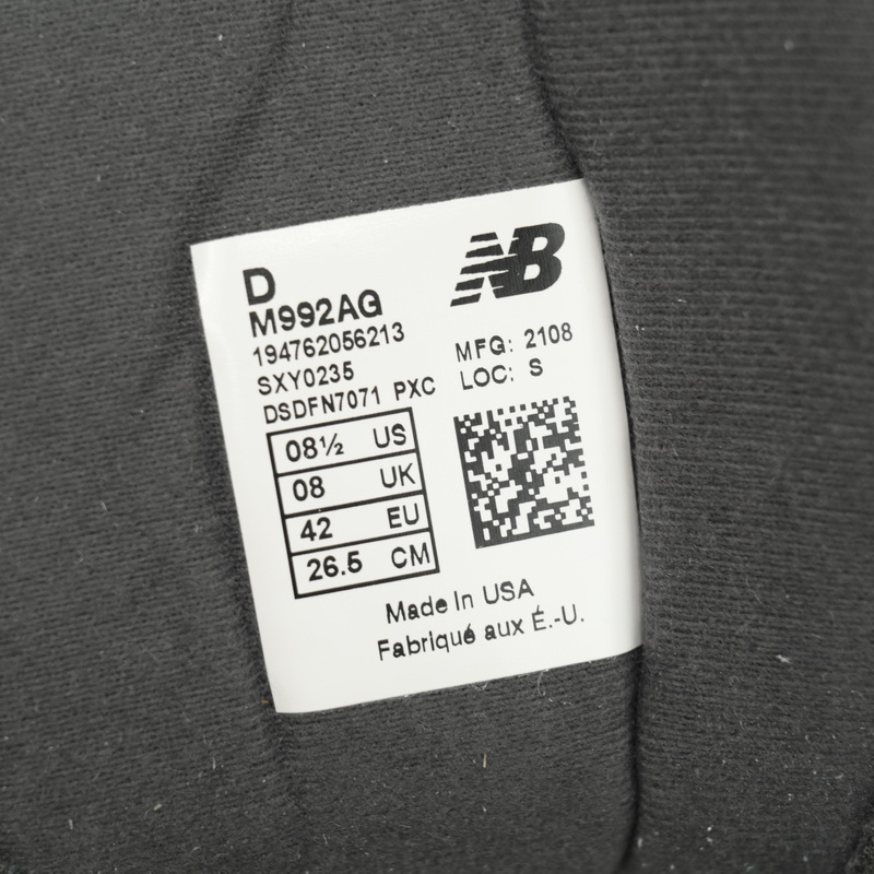 New Balance 992 Grey Blue Sneakers      M992AG  - DopestKickz