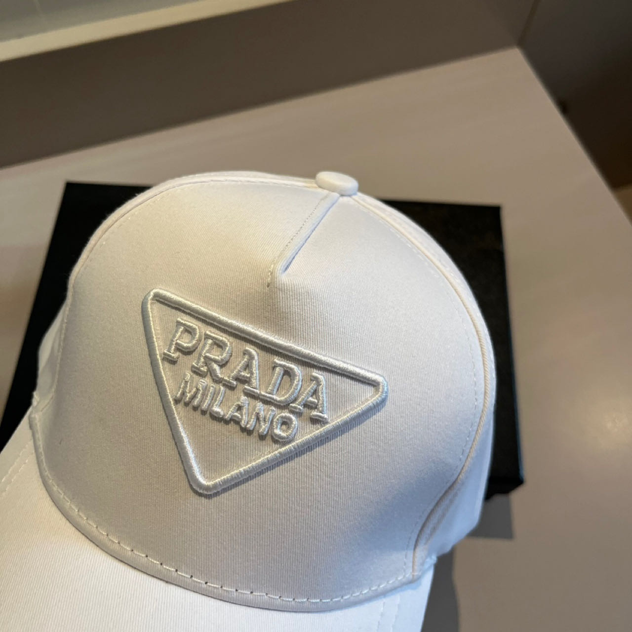 Prada Logo-patch Baseball Cap - DopestKickz