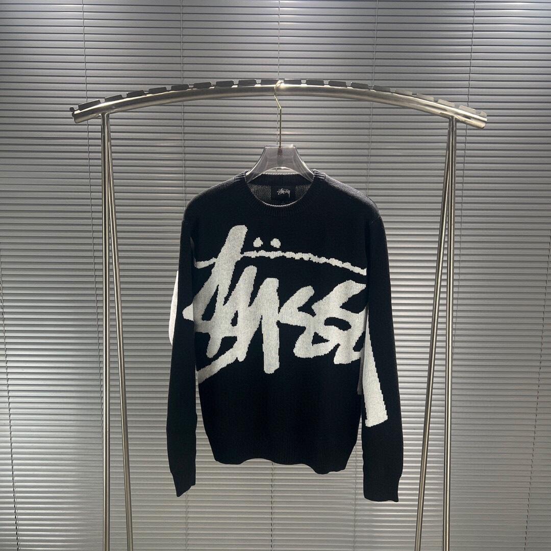 Stussy Logo-knit Jumper - DopestKickz