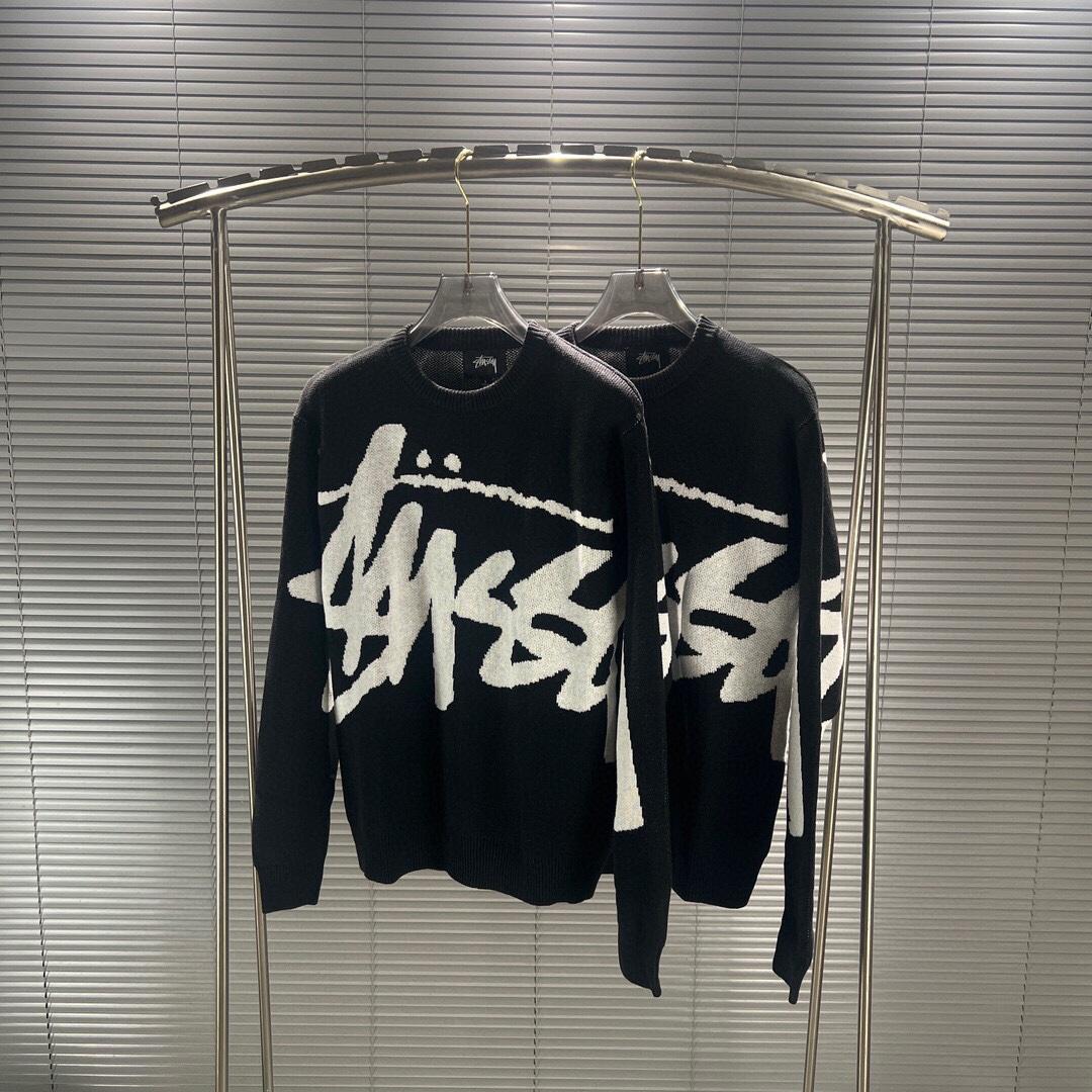 Stussy Logo-knit Jumper - DopestKickz
