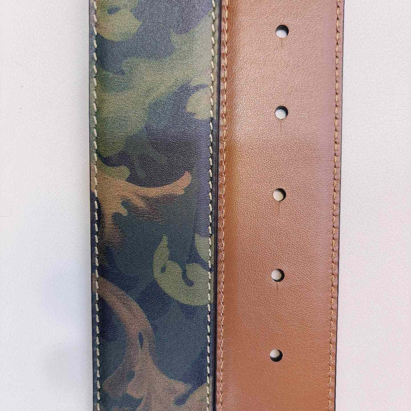 Versace La Medusa Logo-buckle Barocco-print Belt   40mm - DopestKickz