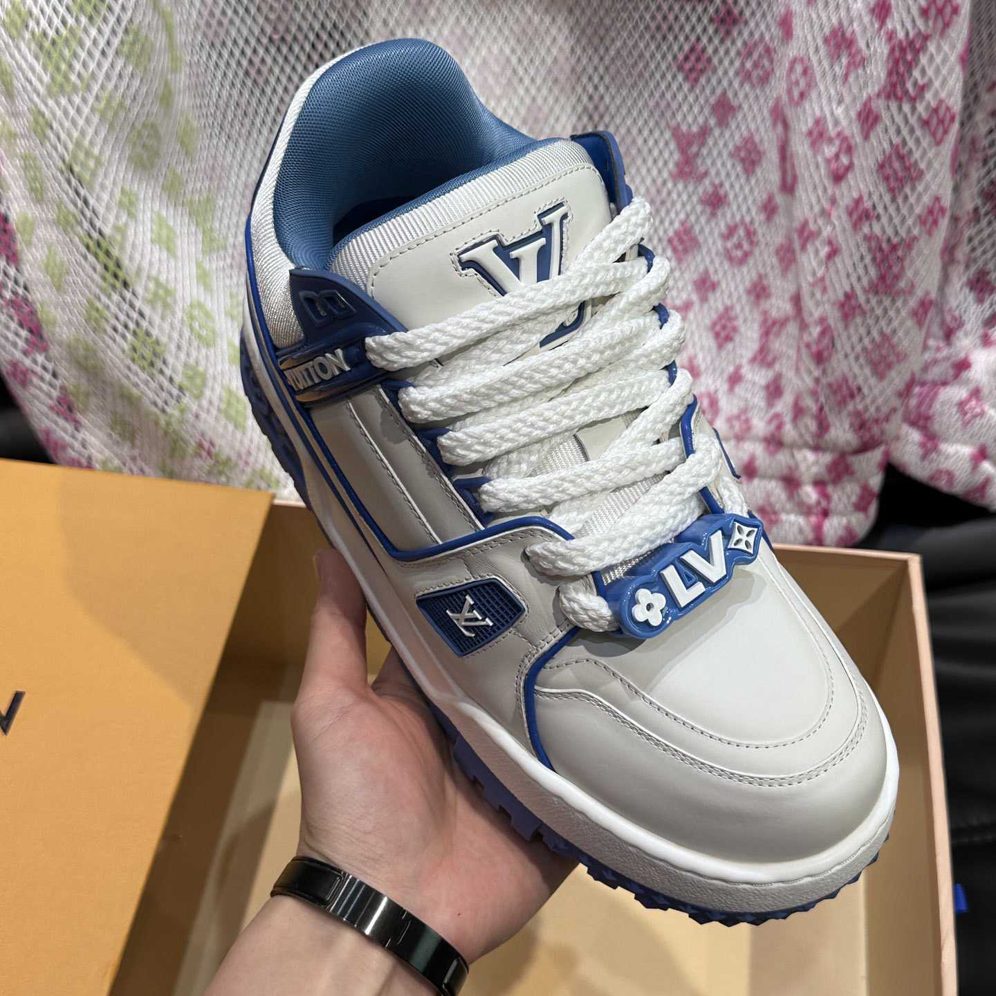 Louis Vuitton LV Trainer Maxi Sneaker   1ACRLE - DopestKickz