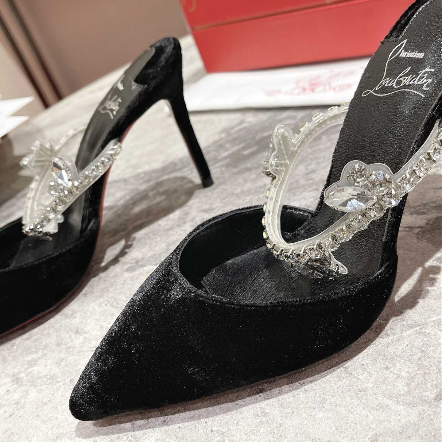 Christian Louboutin Planet Queen 70mm Mules Pumps  - DopestKickz