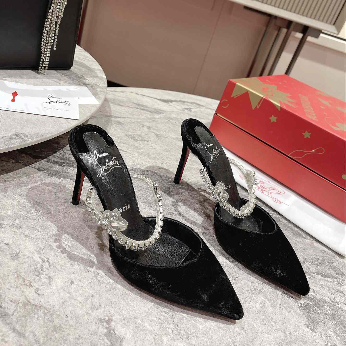 Christian Louboutin Planet Queen 70mm Mules Pumps  - DopestKickz
