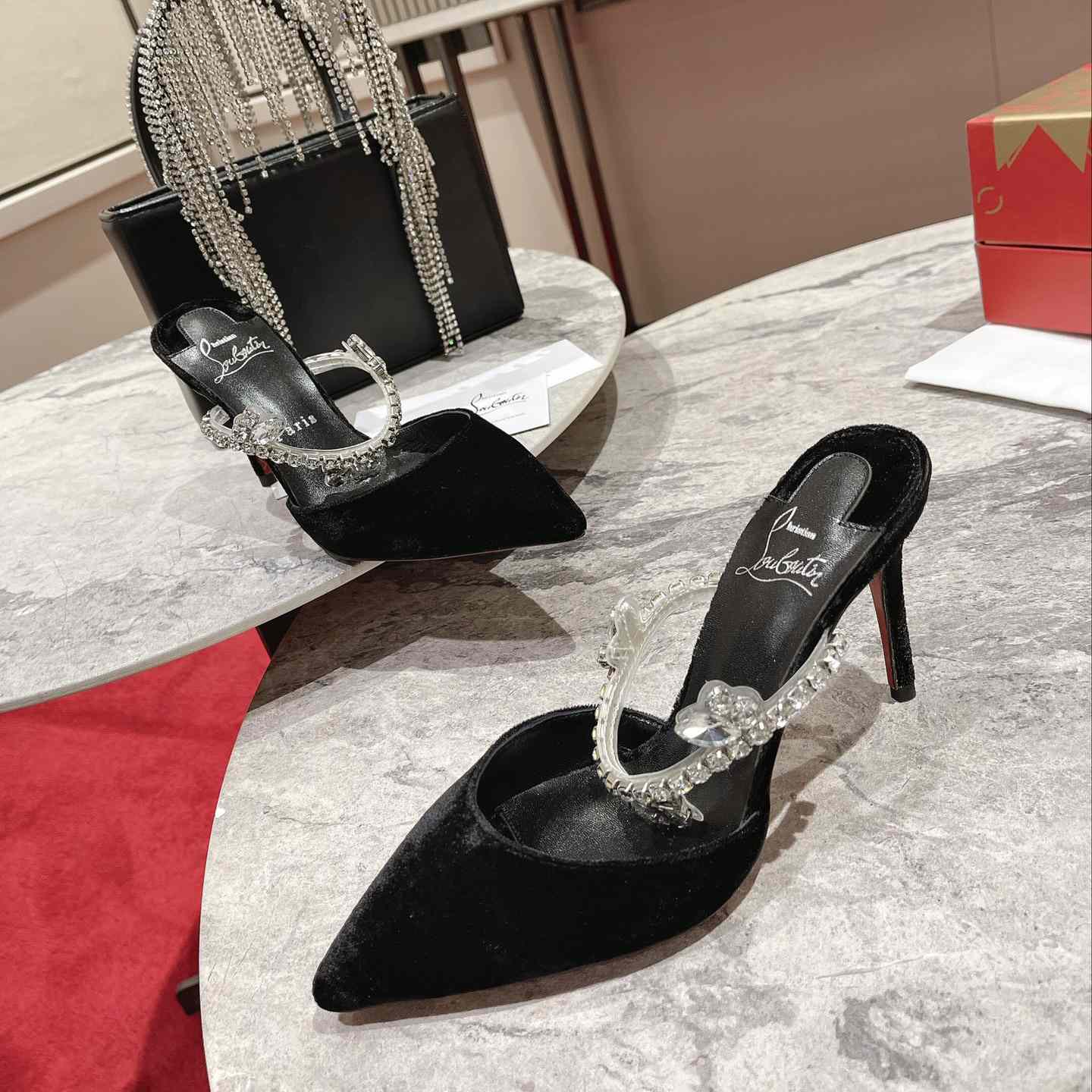 Christian Louboutin Planet Queen 70mm Mules Pumps  - DopestKickz