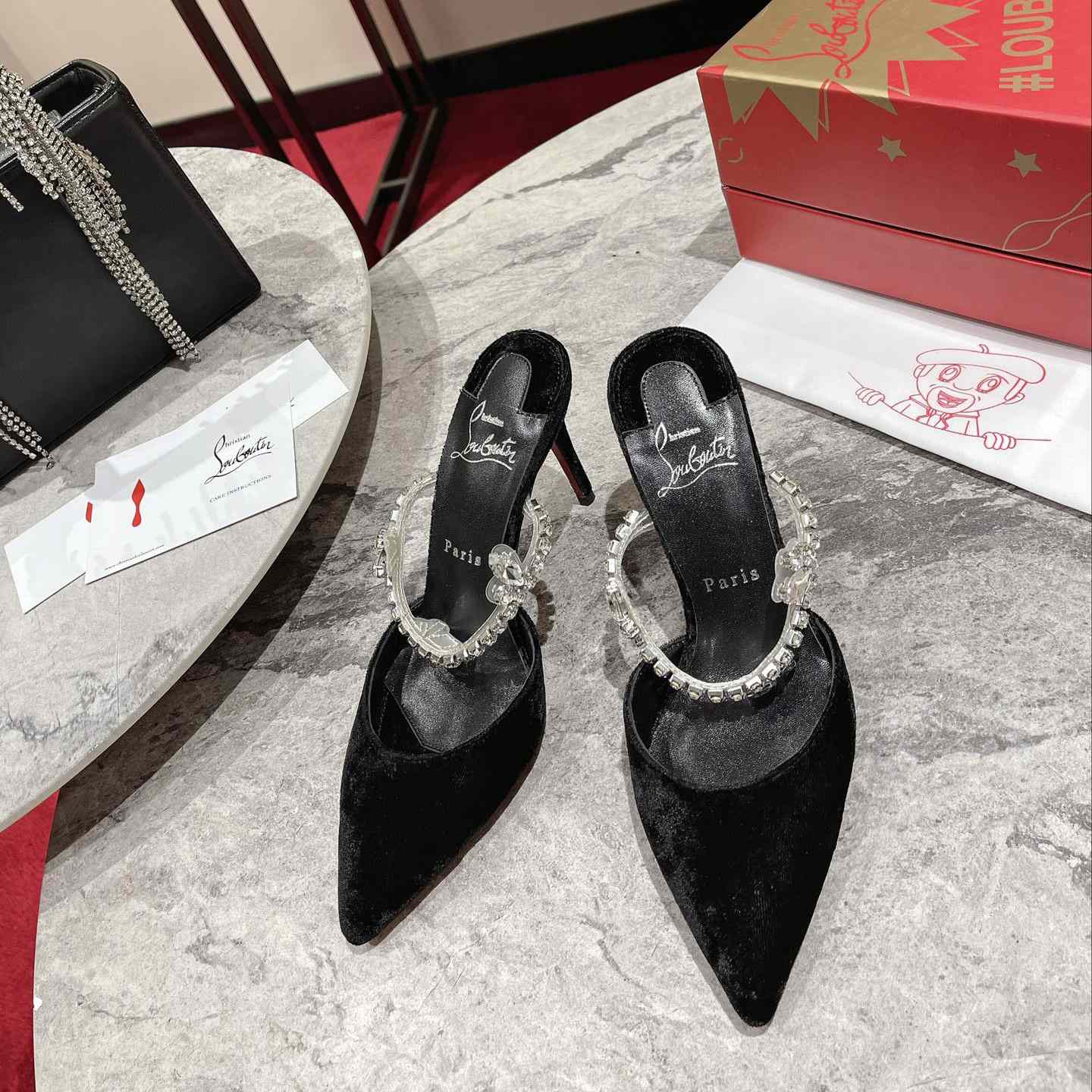 Christian Louboutin Planet Queen 70mm Mules Pumps  - DopestKickz