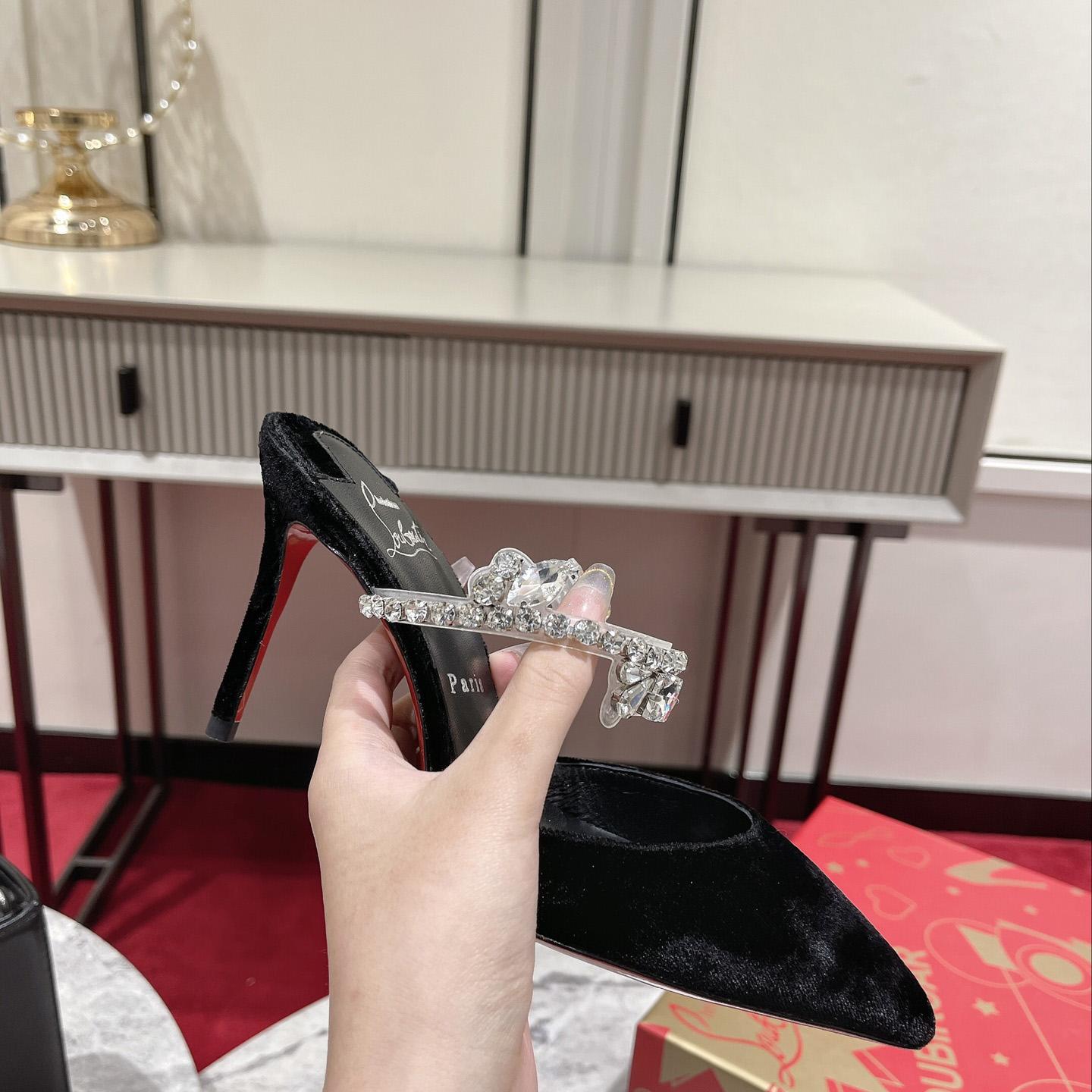 Christian Louboutin Planet Queen 70mm Mules Pumps  - DopestKickz