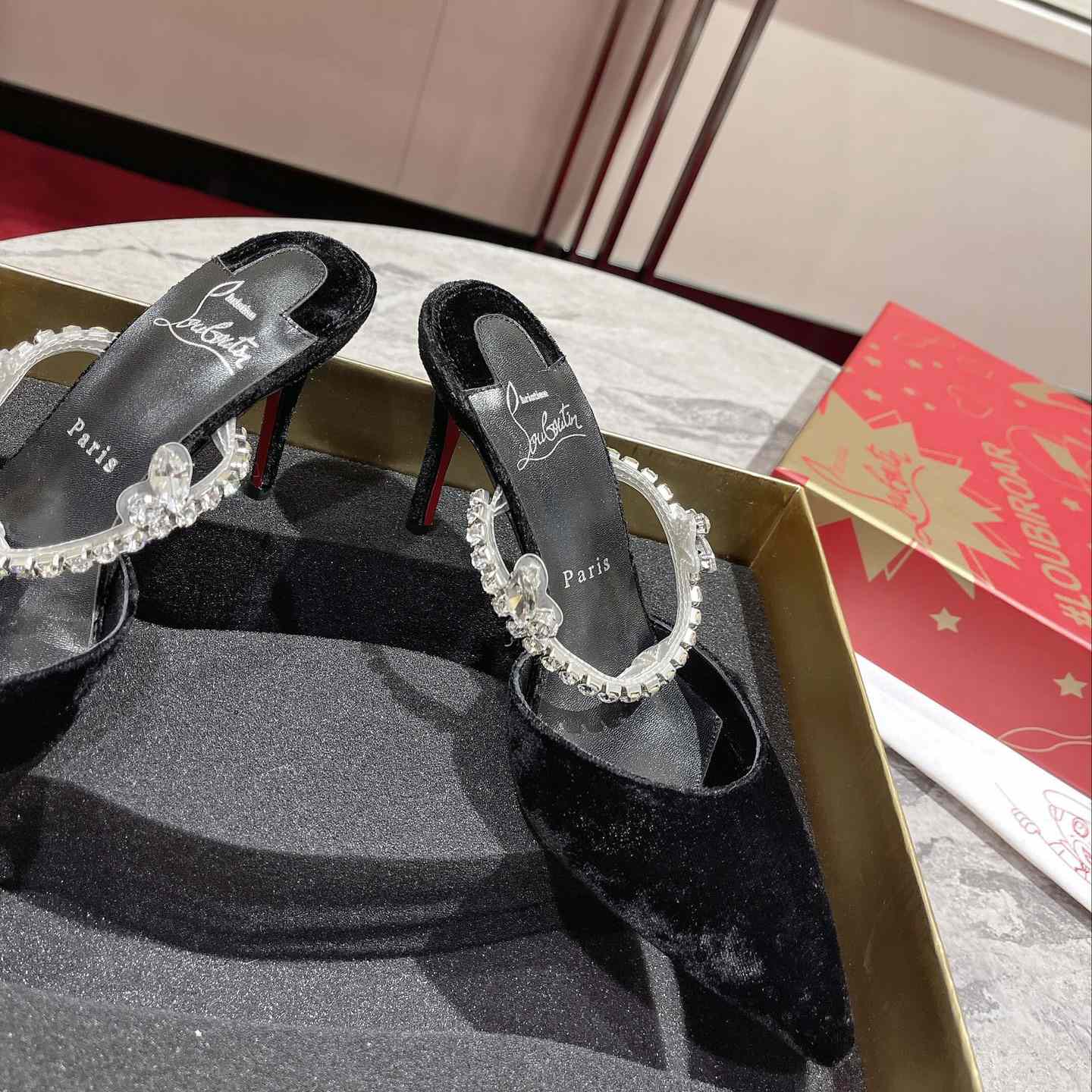 Christian Louboutin Planet Queen 70mm Mules Pumps  - DopestKickz