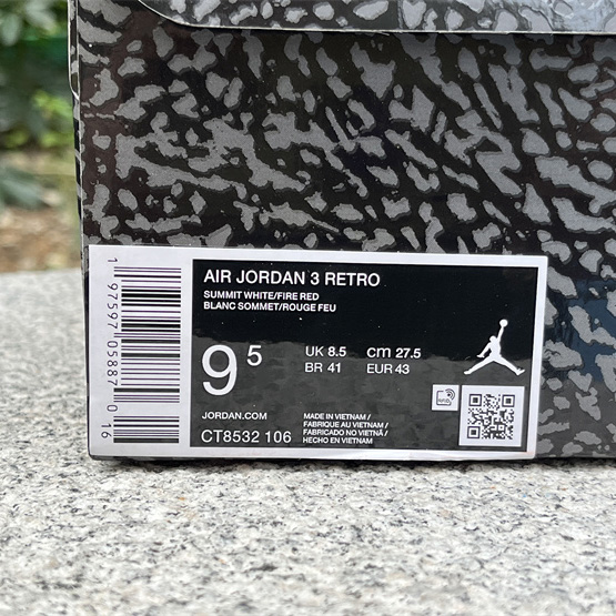 Air Jordan 3 “Cement Grey” Basketball Shoes      CT8532-106 - DopestKickz