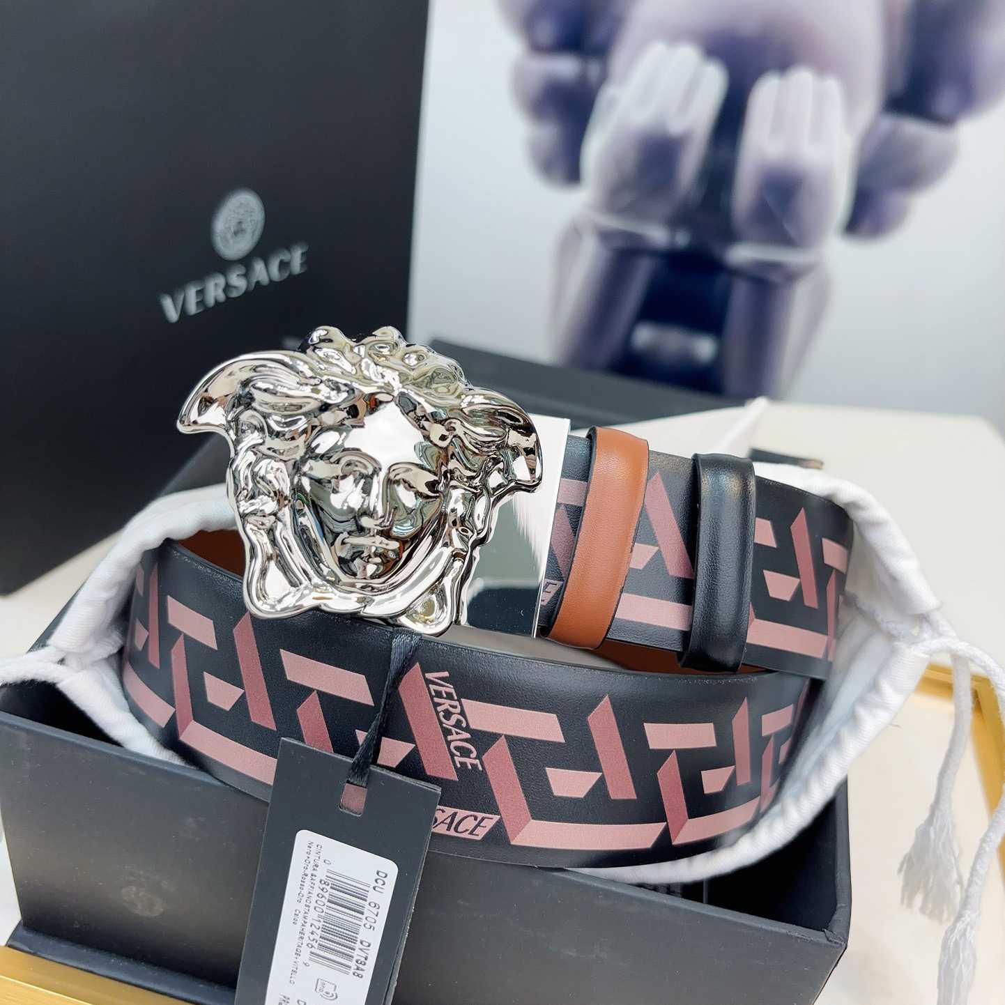 Versace Reversible Leather Belt    40mm - DopestKickz