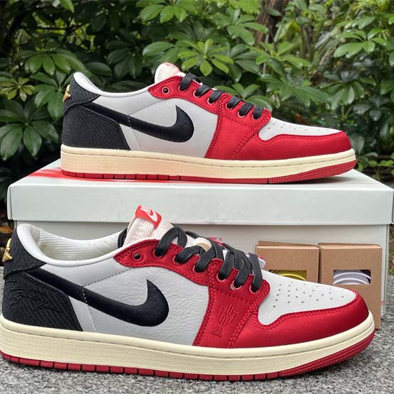 Trophy Room x Air Jordan 1 Low OG Sneaker   FN0432-100  - DopestKickz