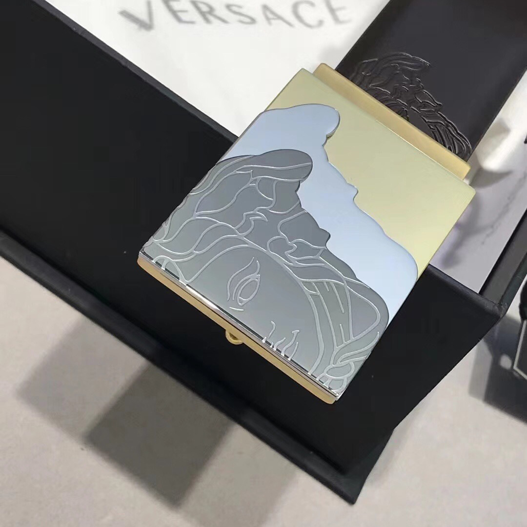 Versace Leather Belt   35mm - DopestKickz