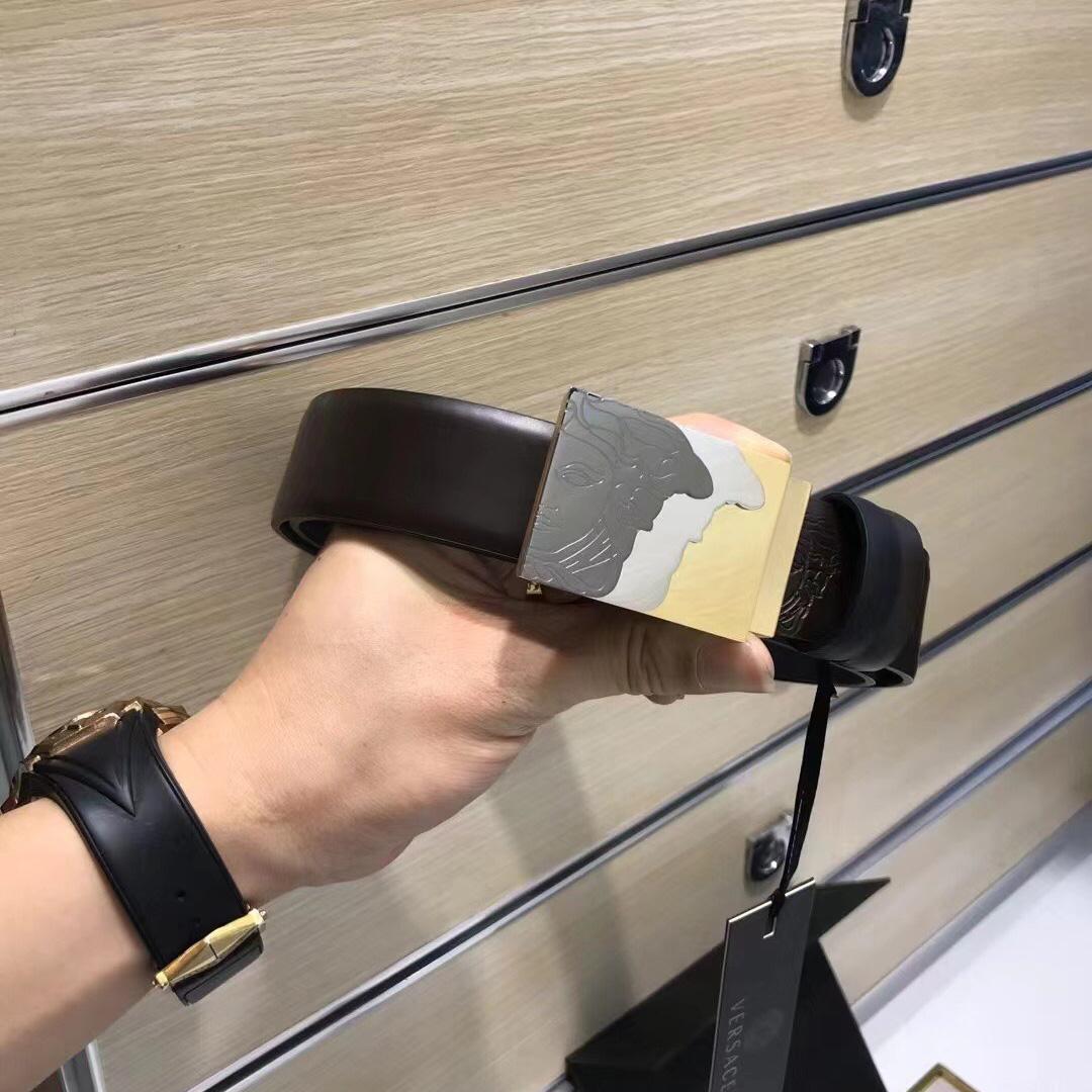 Versace Leather Belt   35mm - DopestKickz