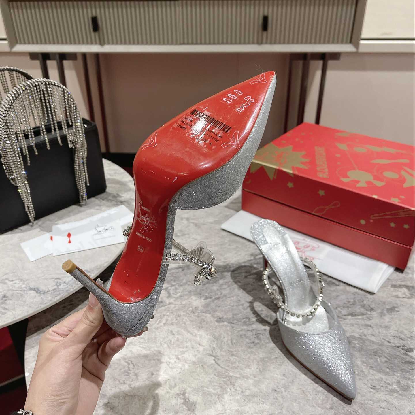 Christian Louboutin Planet Queen 70mm Mules Pumps  - DopestKickz