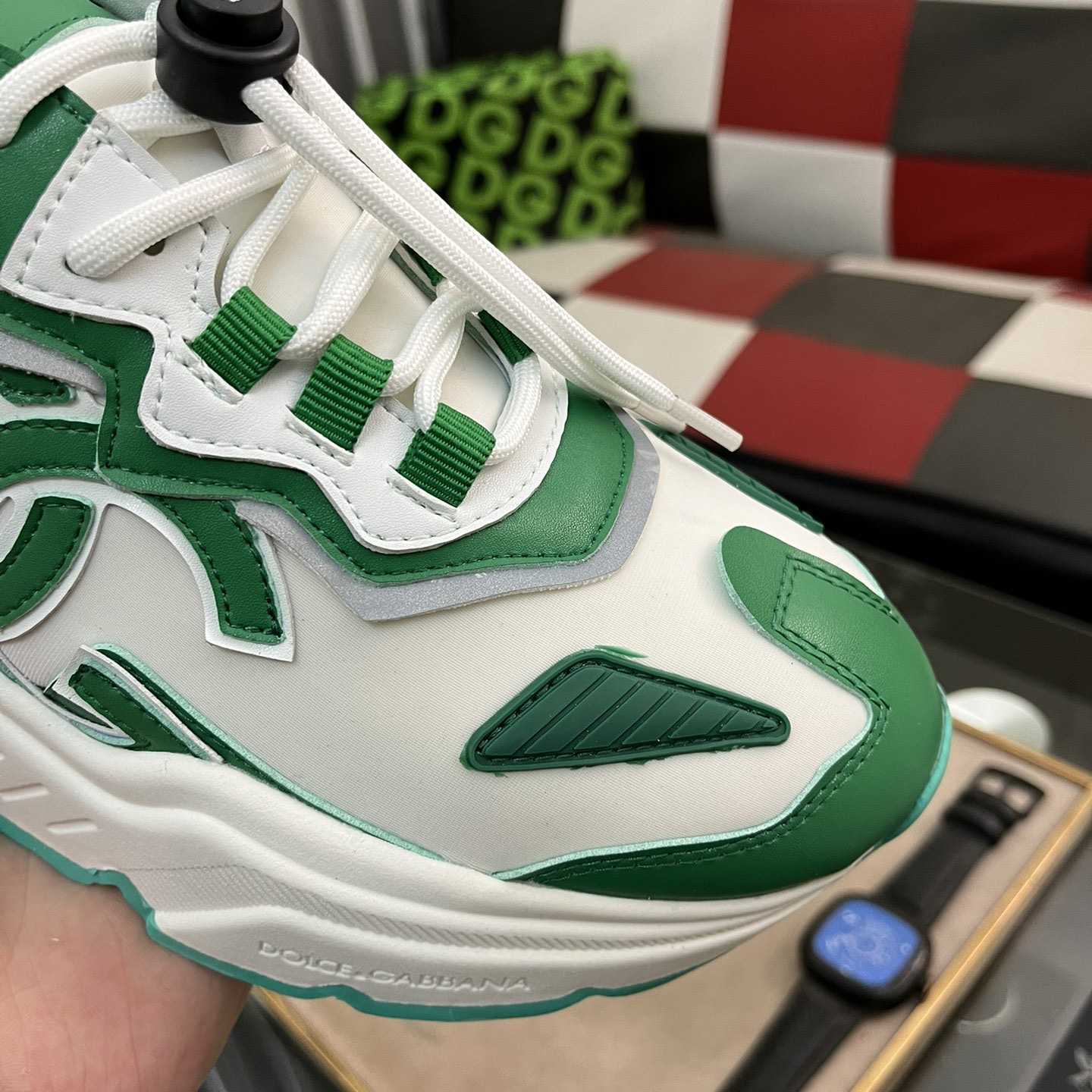 Dolce & Gabbana Mixed-materials Daymaster Sneakers - DopestKickz