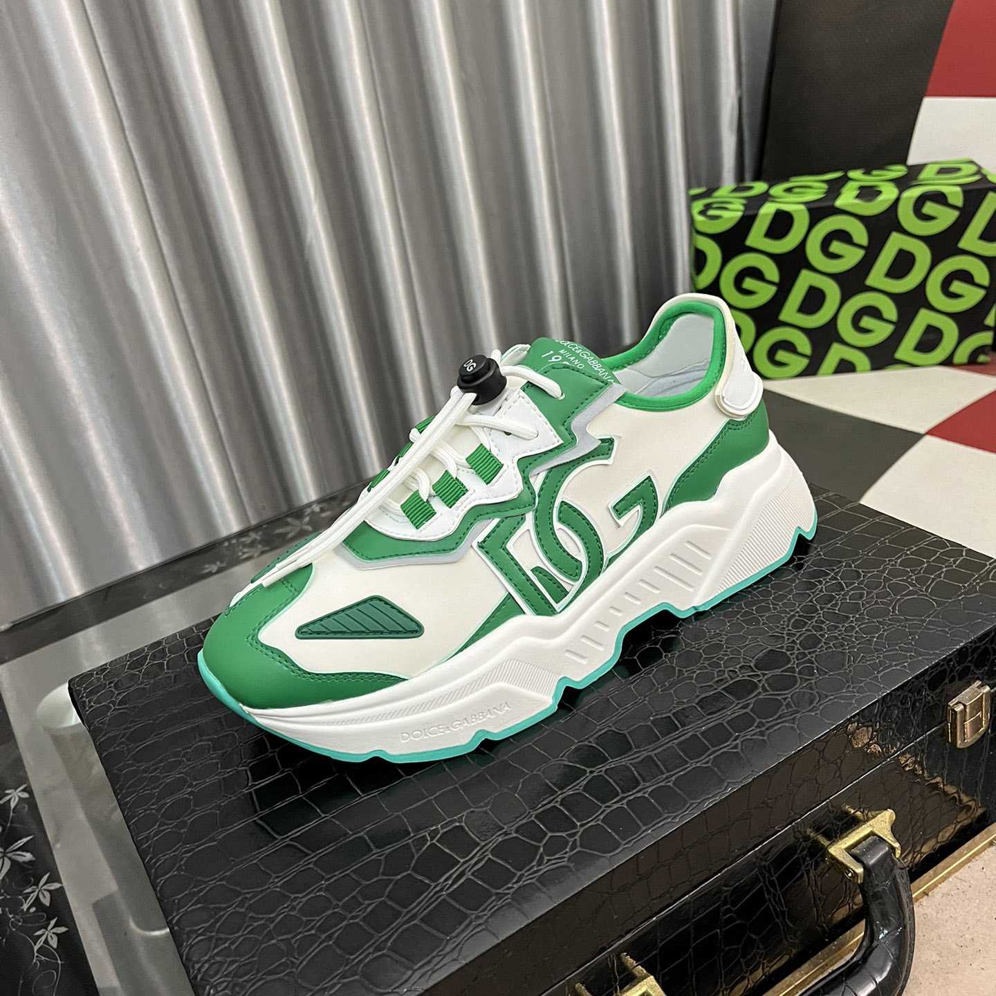 Dolce & Gabbana Mixed-materials Daymaster Sneakers - DopestKickz