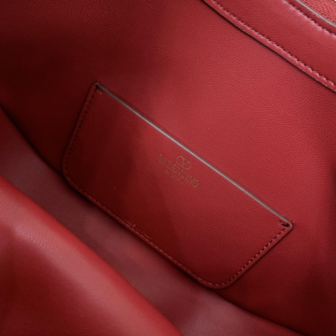 Valenti VLogo Moon Mini Hobo Bag In Nappa Leather With Chain - DopestKickz