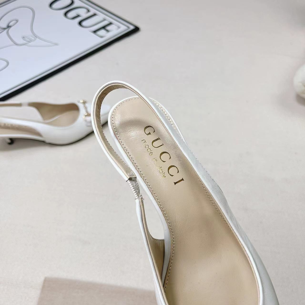 Gucci Women's Horsebit Slingback Pump - DopestKickz