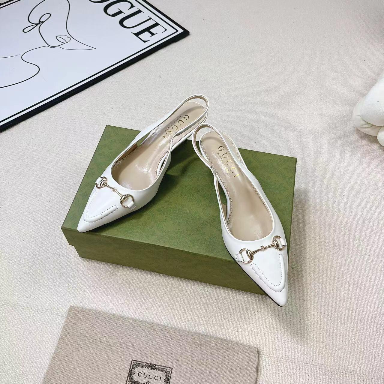 Gucci Women's Horsebit Slingback Pump - DopestKickz