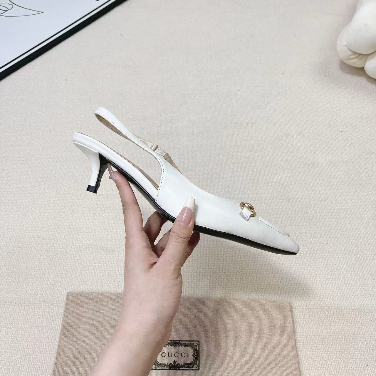 Gucci Women's Horsebit Slingback Pump - DopestKickz