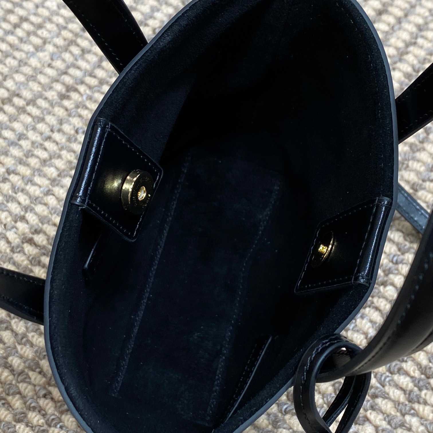 Saint Laurent Mini Toy Shopping Saint Laurent In Box Leather - DopestKickz