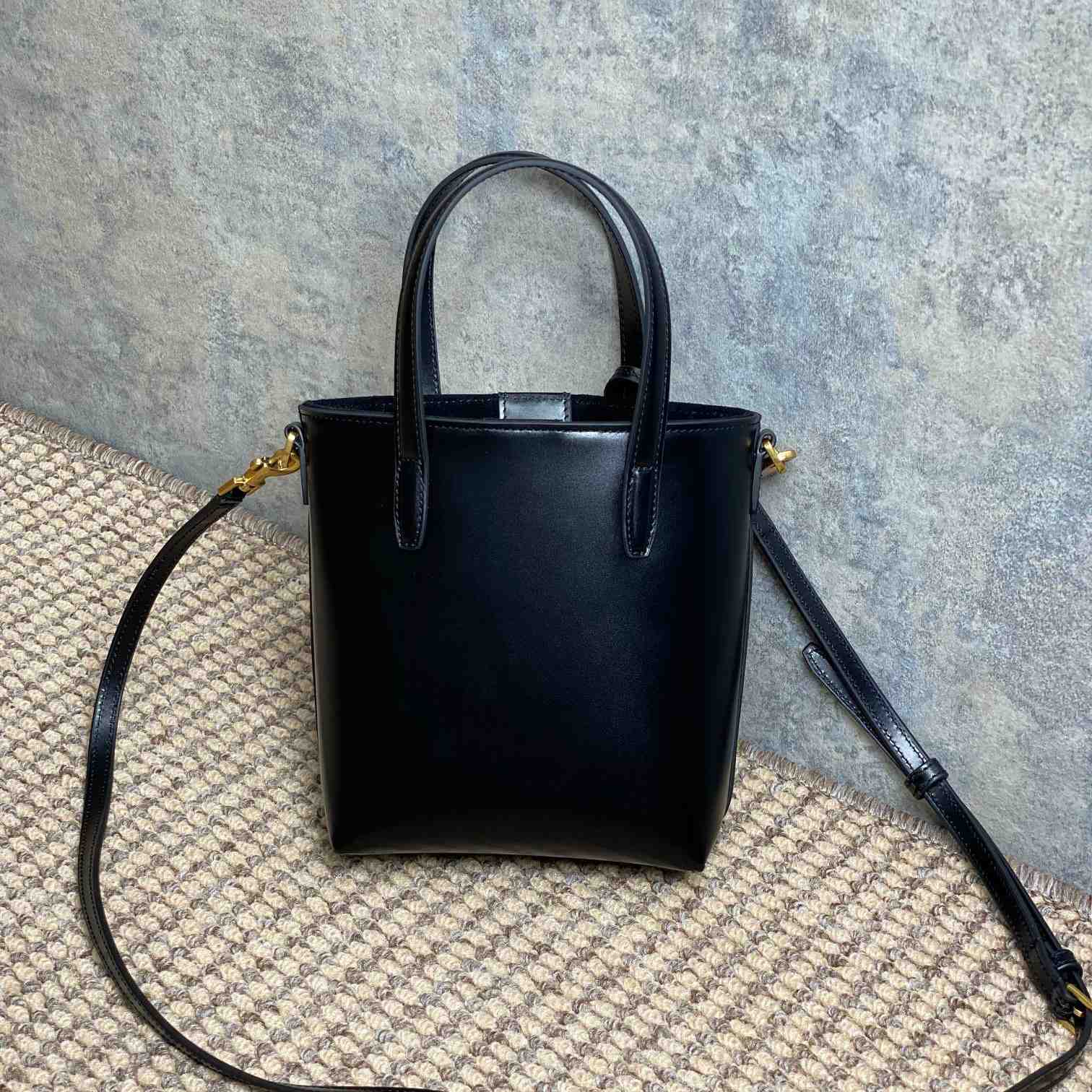 Saint Laurent Mini Toy Shopping Saint Laurent In Box Leather - DopestKickz